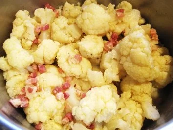 Blumenkohl-Salat mit Speck - Rezept - Bild Nr. 5
