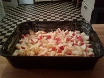 Rhabarber-Apfel-Kuchen - Rezept - Bild Nr. 3