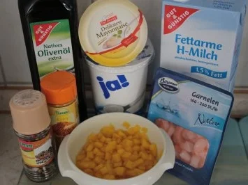 Garnelen-Mango-Pfanne mit Joghurt-Pfeffer-Soße - Rezept - Bild Nr. 2