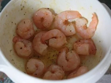 Garnelen-Mango-Pfanne mit Joghurt-Pfeffer-Soße - Rezept - Bild Nr. 3