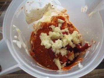 Rezept: Knoblauch - Paprika Creme Bild Nr. 3 Knoblauch - Paprika Creme - Rezept - Bild Nr. 3