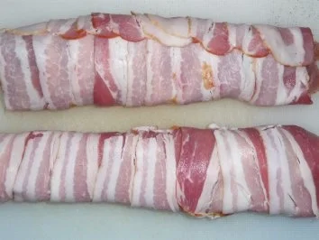 Rezept: Schweinefilet im Baconmantel Bild Nr. 9 Schweinefilet im Baconmantel - Rezept - Bild Nr. 9