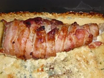Rezept: Schweinefilet im Baconmantel Bild Nr. 2 Schweinefilet im Baconmantel - Rezept - Bild Nr. 2