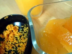 Hähnchenbrust in Tomaten-Orangensud mit Tagiatelle und Ziegenkäse-Zigarren - Rezept - Bild Nr. 4