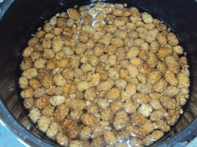 Rezept: Maulbeeren aus der Pfanne Bild Nr. 3 Maulbeeren aus der Pfanne - Rezept - Bild Nr. 3