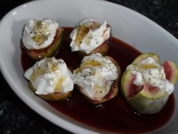 karamellisierte Feigen mit Ziegenkäse - Rezept - Bild Nr. 2