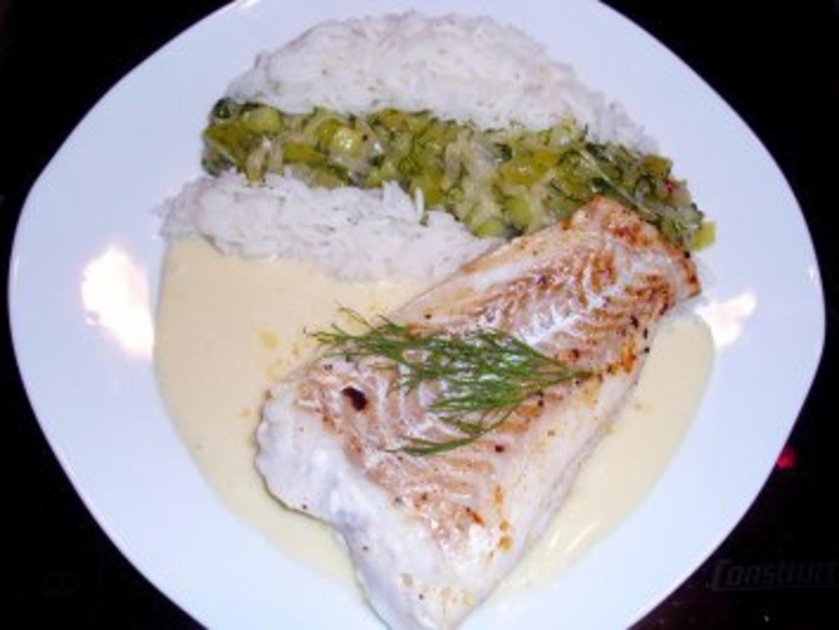 Fisch: Kabeljau auf Joghurt-Senf-Schaum - Rezept - kochbar.de