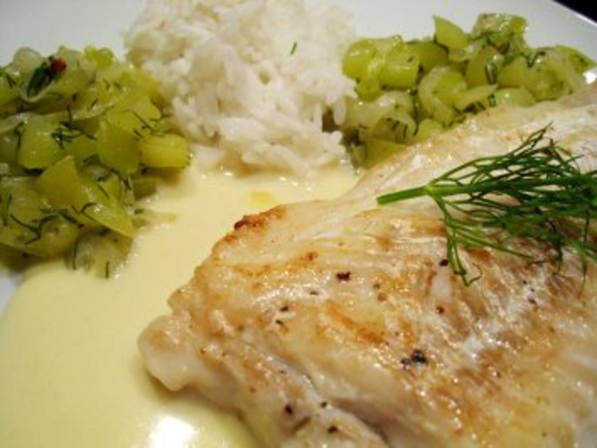 Fisch: Kabeljau auf Joghurt-Senf-Schaum - Rezept - Bild Nr. 5