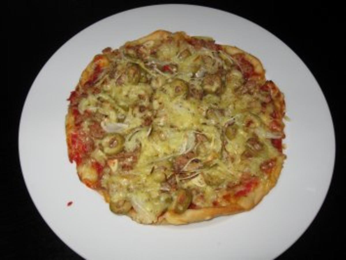 schnelle Thunfischpizza - Rezept - Bild Nr. 2