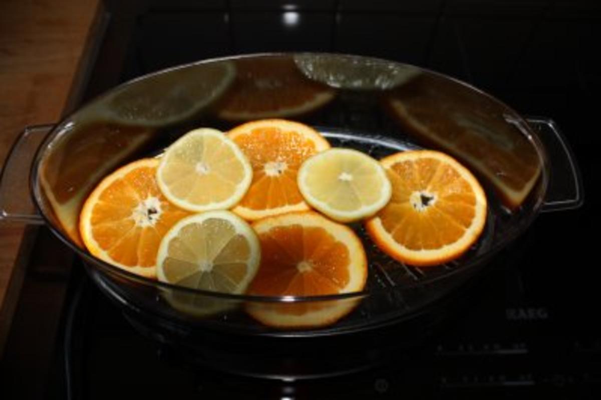 Hähnchenbrust mit Spargel an Vanille-Orangen-Butter-Sauce - Rezept - Bild Nr. 3