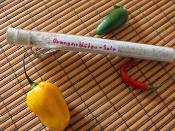 Rezept: Orangenblüten-Salz Orangenblüten-Salz - Rezept