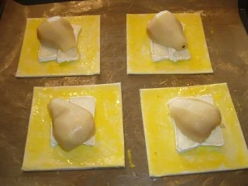 Birne auf Käse und Blätterteig - Rezept - Bild Nr. 5