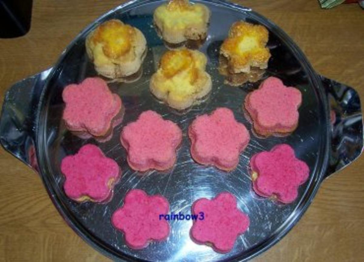 Backen: Blumige bunte Frühlings-Muffins - Rezept - Bild Nr. 8