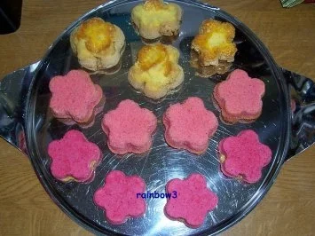 Backen: Blumige bunte Frühlings-Muffins - Rezept - Bild Nr. 8