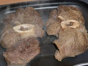 Rinderbeinscheibe mit Gemüse gegart - Rezept - Bild Nr. 6