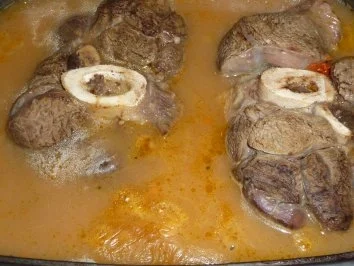 Rinderbeinscheibe mit Gemüse gegart - Rezept - Bild Nr. 2