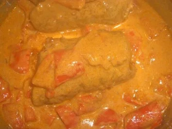 Rindsroulade mit Sauerkrautfüllung an Rahmpaprika - Rezept - Bild Nr. 5