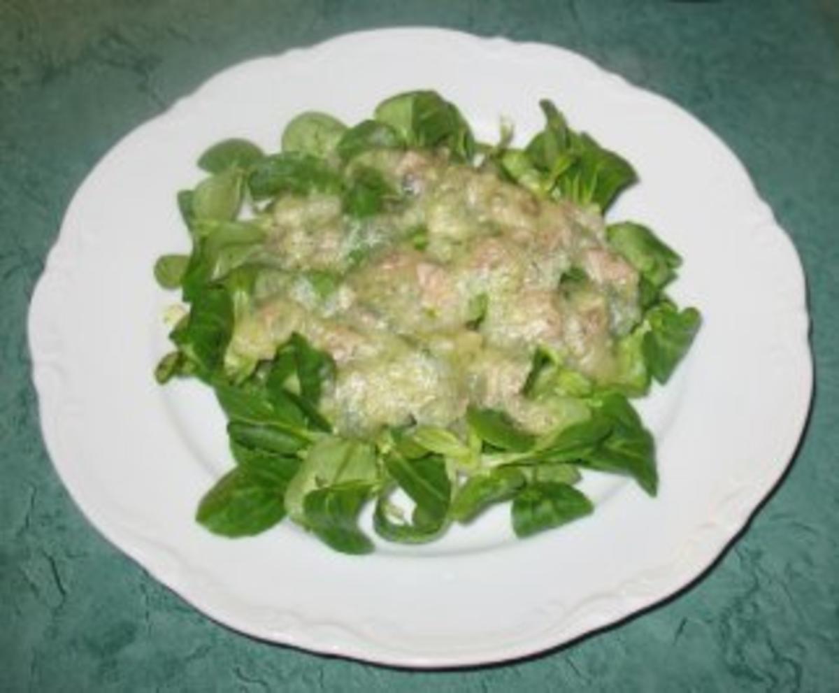 Salat/Beilage - Feldsalat mit Kartoffel-Dressing - Rezept