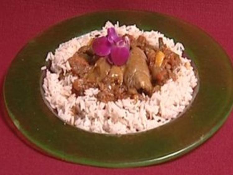 Involtini vom Kalb mit Salbei mit Ratatouille und Wildreis - einfach ... Involtini vom Kalb mit Salbei mit Ratatouille und Wildreis - einfach ...