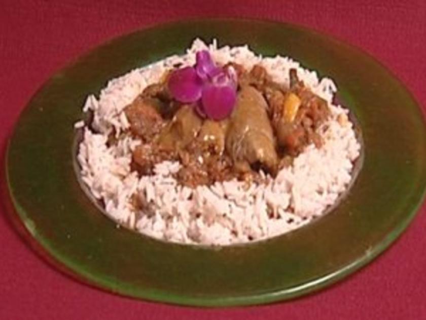 Involtini vom Kalb mit Salbei mit Ratatouille und Wildreis - einfach ... Involtini vom Kalb mit Salbei mit Ratatouille und Wildreis - einfach ...