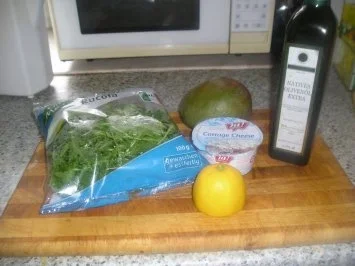 Mangosalat mit Rucola (Rauke) - Rezept - Bild Nr. 2