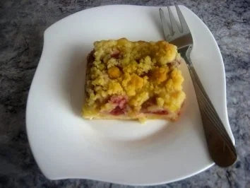 Streuselkuchen Kirsch-Pudding - Rezept