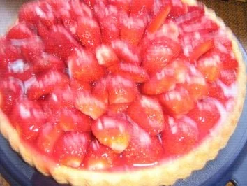 Erdbeerkuchen mit Mandelstiften - Rezept - Bild Nr. 2
