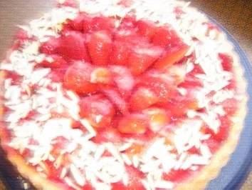 Erdbeerkuchen mit Mandelstiften - Rezept - Bild Nr. 4