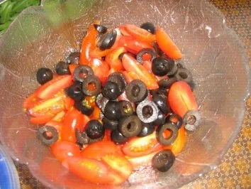 Rezept: Pasta Cruda Bild Nr. 3 Pasta Cruda - Rezept - Bild Nr. 3