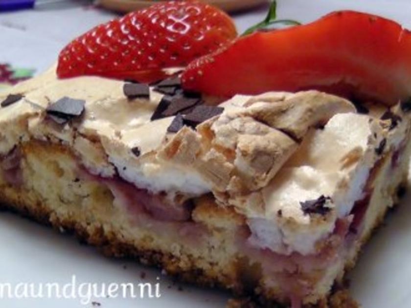 Erdbeer- Baiser- Kuchen - Rezept mit Bild - kochbar.de