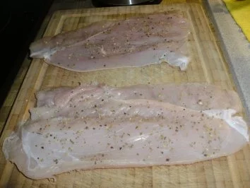 Putensaltimbocca mit Bärlauchfüllung - Rezept - Bild Nr. 8