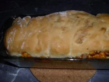 Mit Lauch und Käse gefülltes Weissbrot - Rezept - Bild Nr. 8