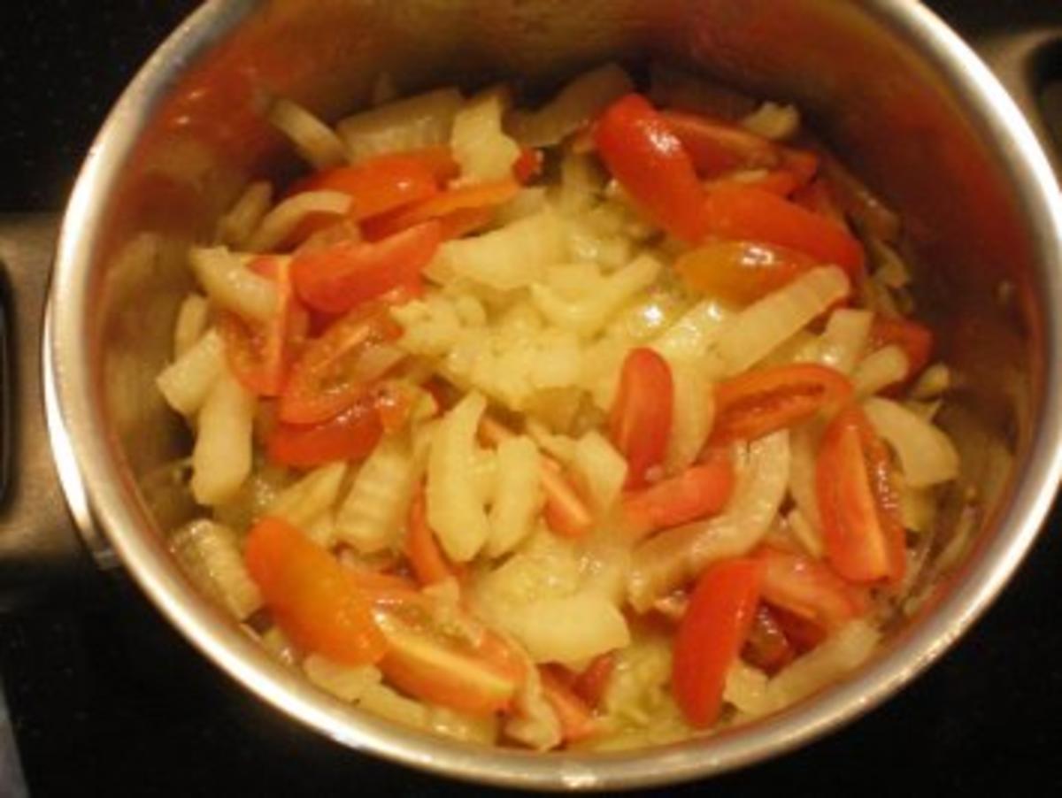 Tortelini`s mit Fenchel-Lauch-Tomaten-Sauce - Rezept - Bild Nr. 6