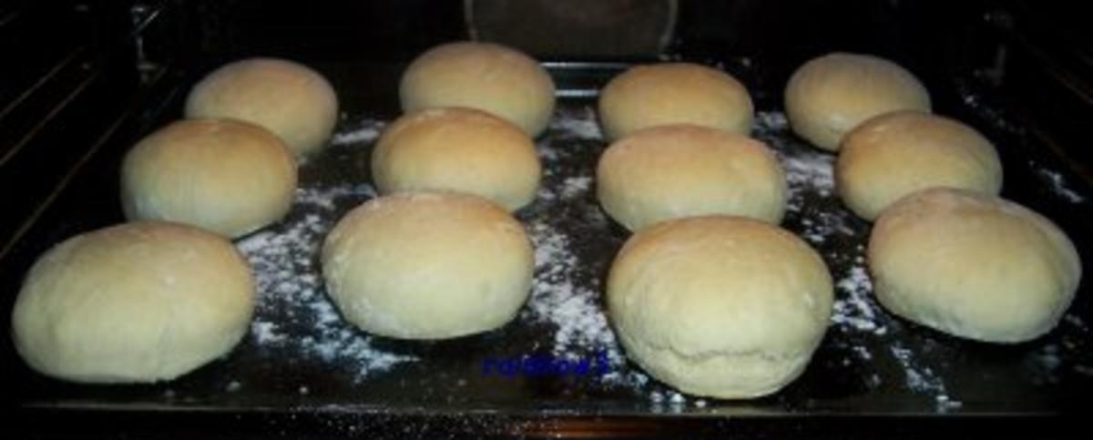 Backen: Hamburgerbrötchen - Rezept - Bild Nr. 6