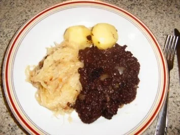 Rezept: Tiegelwurst nach Muttis Art Tiegelwurst nach Muttis Art - Rezept