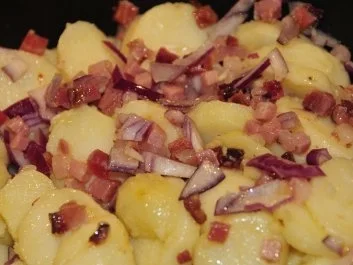 Bärlauchgröstl mit Spiegelei - Rezept - Bild Nr. 2