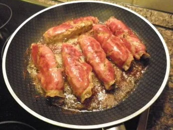 Schinken - Hackröllchen - Rezept - Bild Nr. 3