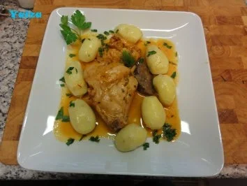 Conejo en Salmorejo - Rezept