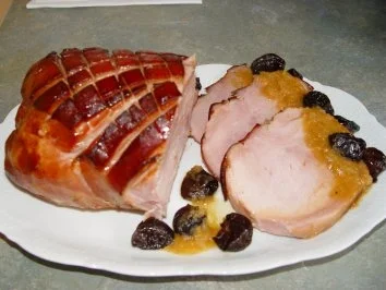 Rezept: Spanferkelbraten mit Zwiebelsauce Spanferkelbraten mit Zwiebelsauce - Rezept