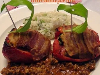 gefüllte Paprikaschiffchen - Rezept