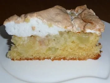 Rhabarber - Baisertorte - Rezept