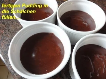 Dessert:  SCHOKO - SAHNE - PUDDING - Rezept - Bild Nr. 6