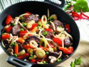 Gemüse Pfanne mit Reis - Rezept
