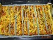 Blätterteigstangen - Rezept