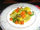 Maultaschen gebraten mit Rucola und Tomätchen - Rezept