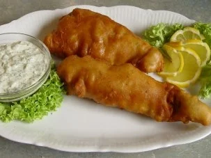 Rezept: Backfisch mit Remoulade Backfisch mit Remoulade - Rezept