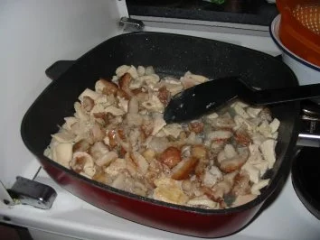 Herzhafte Hähnchen-Gemüsereispfanne überbacken - Rezept - Bild Nr. 3