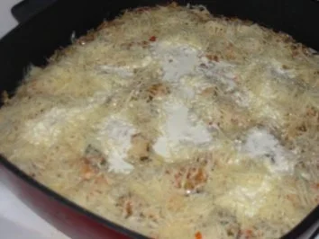 Herzhafte Hähnchen-Gemüsereispfanne überbacken - Rezept - Bild Nr. 11