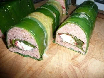 TERRINE/SCHINKEN-KÄSE zu Spargel - Rezept