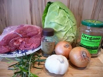 Lammkeulenbraten mit Spitzkohl - Rezept